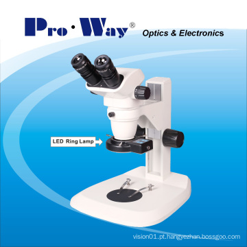 Microscópio estereofônico profissional de Zoom 6.7X-45X (ZTX-PW6745)